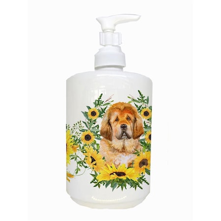 Carolines Treasures Tibetan Mastiff Ceramic Soap Dispenser CK2913SOAP